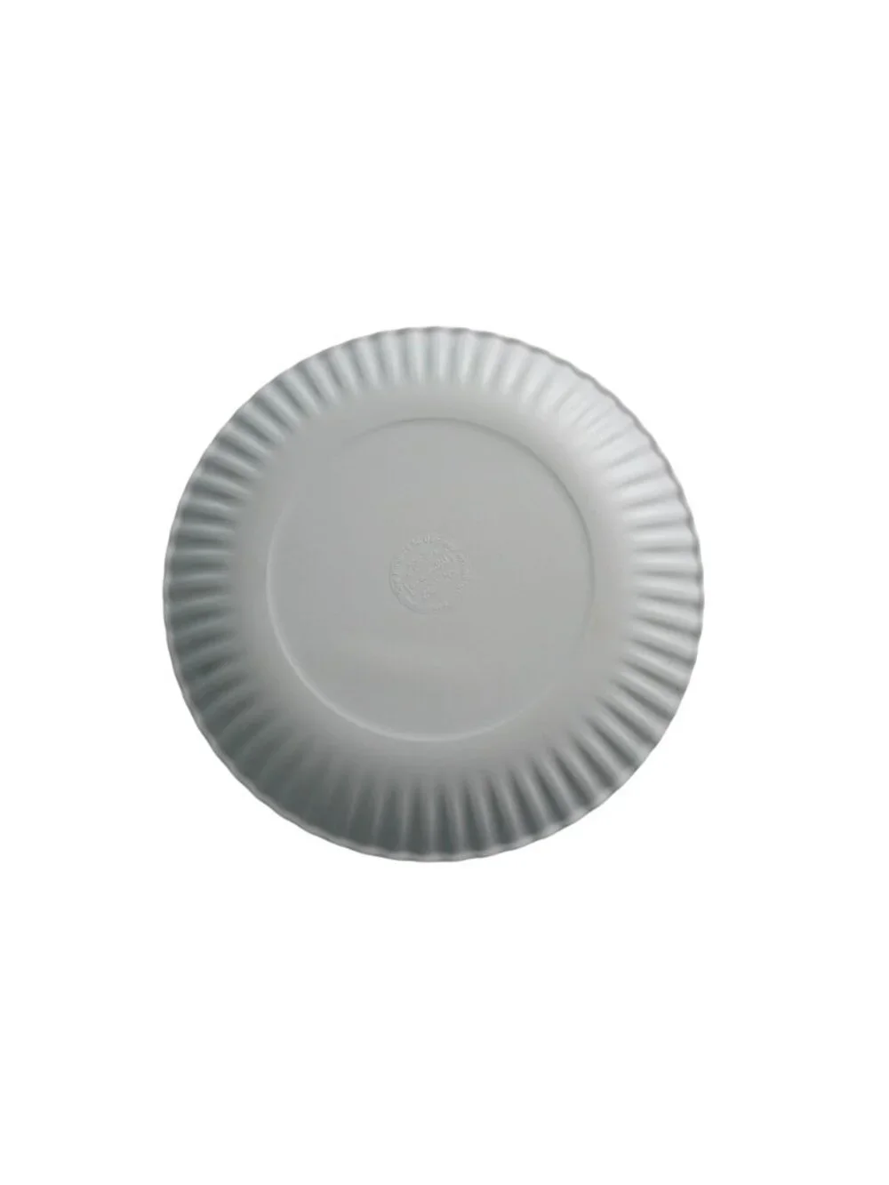 Bee Motif Melamine White Paper Plate Style One Hundred 80 Degrees Fluted Five Ge
